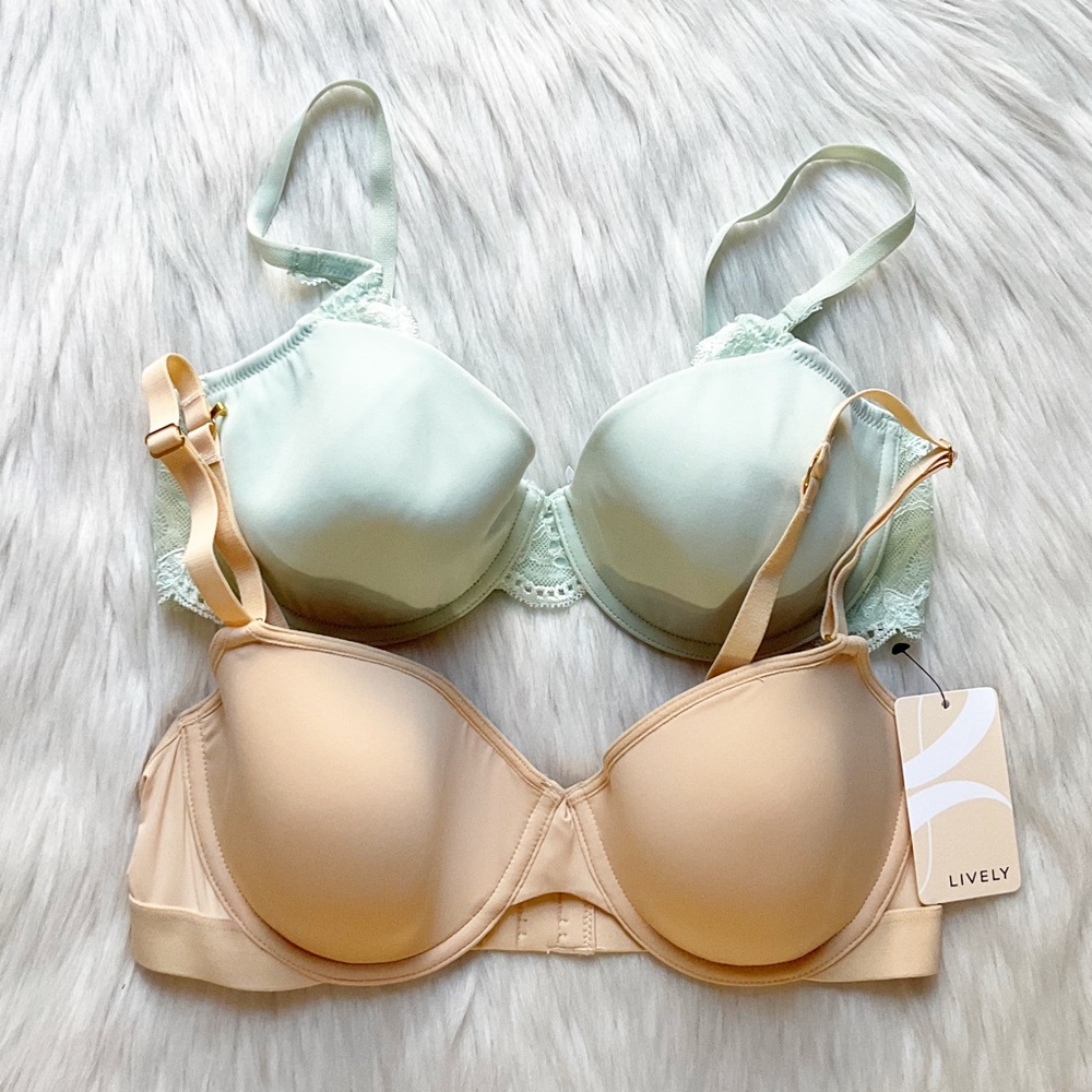 Natori Lightly-lined & Lively Spacer Bras, 34C  (sister sizes: 36B, 32D)